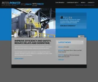 Reelpower.com(Reel Power International Reel Power International) Screenshot