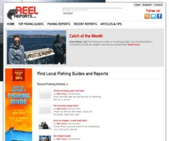 Reelreports.com(Fishing Reports & Tips) Screenshot