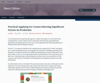 ReemZebian.com(Reem Zebian) Screenshot