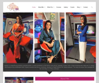 Reenadsouza.com(Reena DSouza has seven years of experience & has hosted 1000+ shows. Reena) Screenshot