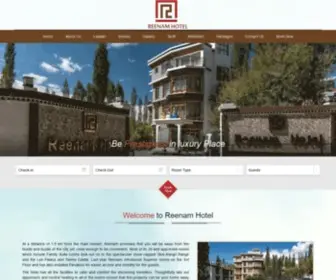 Reenamhotel.com(Best Luxury Hotel in Leh Ladakh) Screenshot