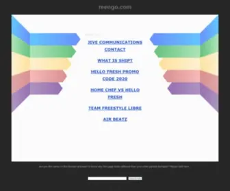 Reengo.com(Code Monkey Blog) Screenshot