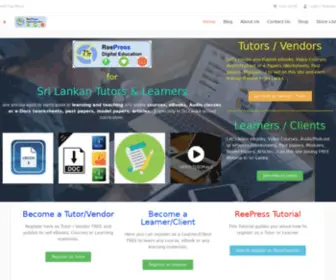 Reepress.com(Home) Screenshot