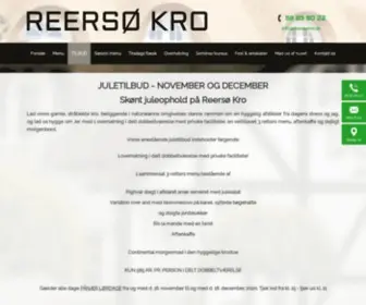 Reersoekro.dk(Reersø Kro A/S) Screenshot