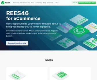 Rees46.com(Drive more revenue with niche) Screenshot