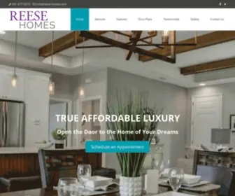 Reese-Homes.com(Reese Homes) Screenshot