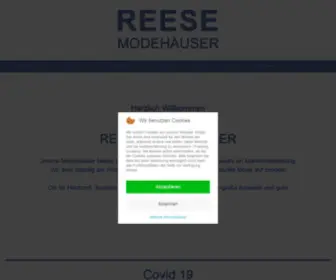 Reese-Moden.de(Reese Modehäuser) Screenshot