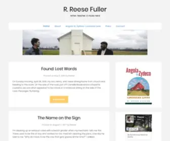 Reesefuller.com(Writer, teacher, & music nerd) Screenshot