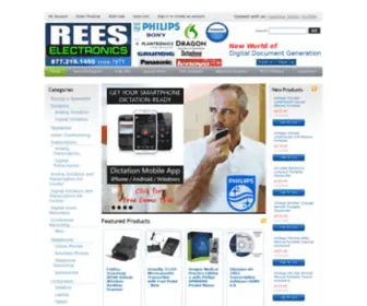 Reeselectronics.com(Rees Electronics) Screenshot