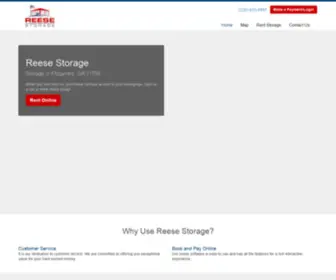 Reesestorage.com(Our business) Screenshot