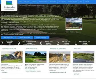 Reesjonesinc.com(Rees Jones Golf Course Design) Screenshot