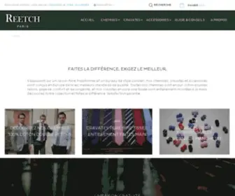 Reetch.com(Chemises homme) Screenshot