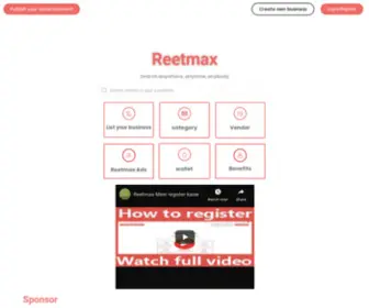 Reetmax.com(ReetMax) Screenshot