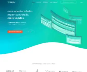 Reev.co(A plataforma líder em Outbound e Sales Engagement do mercado) Screenshot