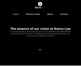 Reevelaw.com.au(Reeve Law) Screenshot