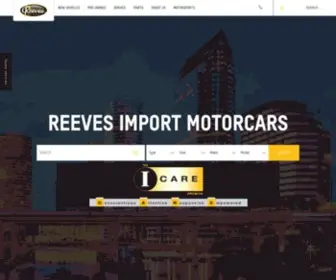 Reevesimportmotorcars.com Screenshot