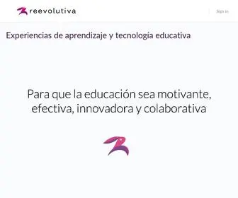 Reevolutiva.com(Motivar para cambiar) Screenshot