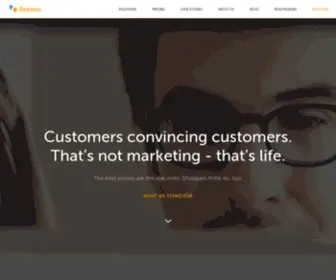 Reevoo.com(Customer Engagement through user) Screenshot