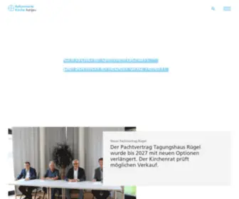 Ref-AG.ch(Reformierte Landeskirche Aargau) Screenshot