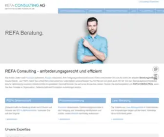 Refa-Consulting.de(Unternehmensberatung & Prozessoptimierung) Screenshot