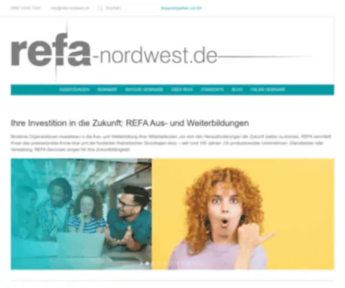 Refa-Nordwest.de( Willkommen) Screenshot