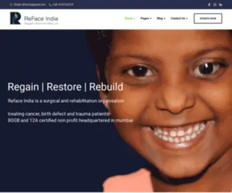 Refaceindia.com(Reface India) Screenshot