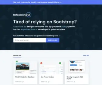 Refactoringui.com(Refactoring UI) Screenshot