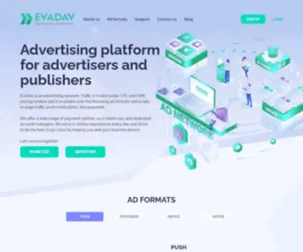 Refadav.com(EvaDav Ad Network) Screenshot