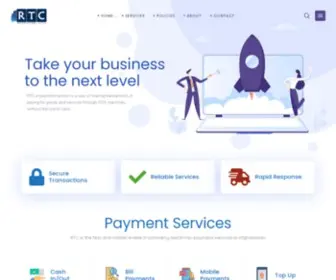 Refahtech.com(Electronic Payment Service Provider) Screenshot