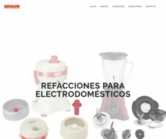 Refamatic.com(Refacciones para electrodomésticos) Screenshot