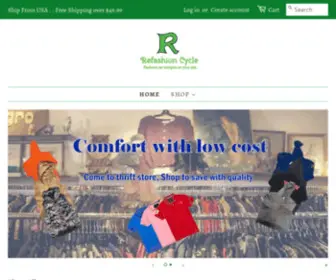 Refashioncycle.com(Refashion Used Clothes Clothing Preloved Clothes Secondhand clothes) Screenshot