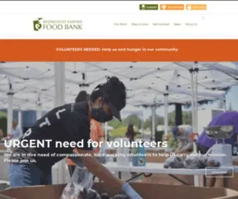 Refb.org(The mission of the Redwood Empire Food Bank (REFB)) Screenshot