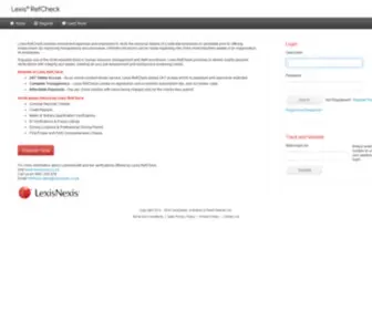 Refcheckadvanced.co.za(Lexis RefCheck) Screenshot