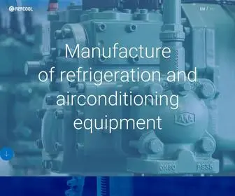 Refcool.net(Производство холодильного и климатического оборудования) Screenshot