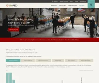 Refed.com(Food Waste) Screenshot