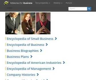 Referenceforbusiness.com(Reference For Business) Screenshot