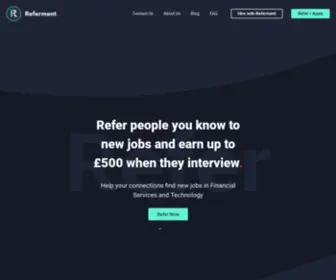 Referment.com(Home) Screenshot