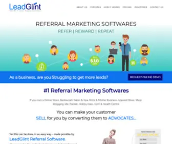 Referralmarketingsoftwares.com(Referral Marketing Software) Screenshot