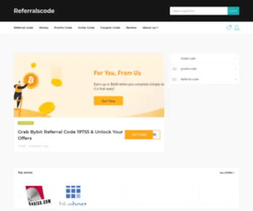 Referralscode.org(Referral Code) Screenshot