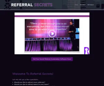 Referralsecrets.com(Referral Secrets) Screenshot