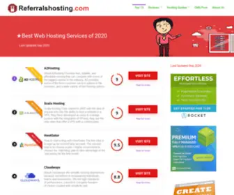 Referralshosting.com(Referrals Hosting) Screenshot