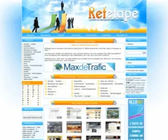 Refetape.com(Annuaire RefEtape) Screenshot