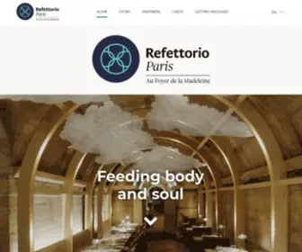 Refettorioparis.com(Refettorio Paris) Screenshot