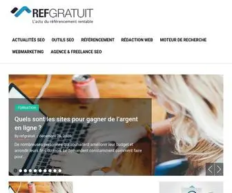 Refgratuit.com(Est un blog SEO dédié aux passionnés de référencement web (gratuit ou payant)) Screenshot