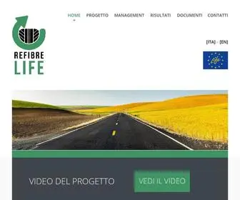 Refibre.eu(Comunità europea) Screenshot