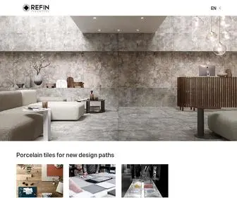 Refin-Ceramic-Tiles.com(Porcelain Tiles) Screenshot