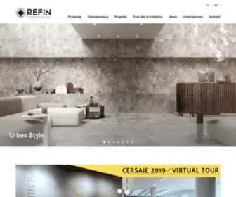 Refin-Fliesen.de(Feinsteinzeug Fliesen) Screenshot