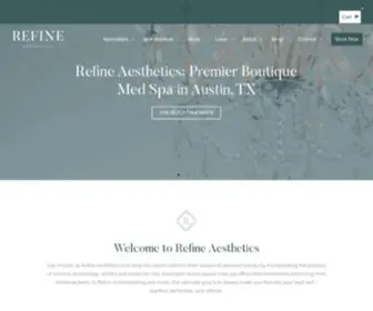 Refineaesthetics.com(Refine Aesthetics) Screenshot