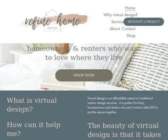 Refinehomedesign.com(REFINE HOME DESIGN) Screenshot