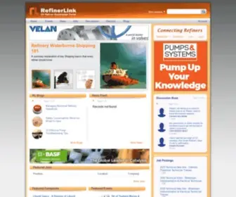 Refinerlink.com(Oil Refining Professional Social Network) Screenshot